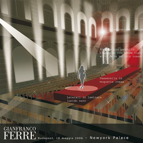 Hungary Budapest, Gianfranco Ferrè Fashion Show