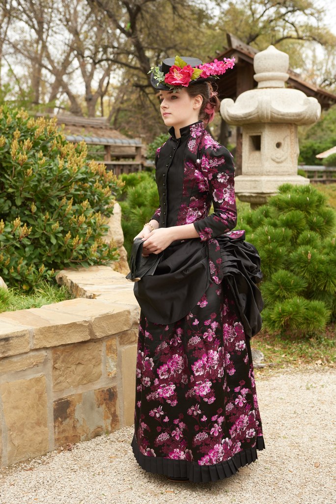 1880s Silk Dress