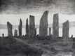Calanais, etching, images size 28 x 10 cm., edition of 20, £160