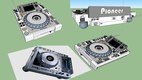 DJ Turntable (created in SketchUp)