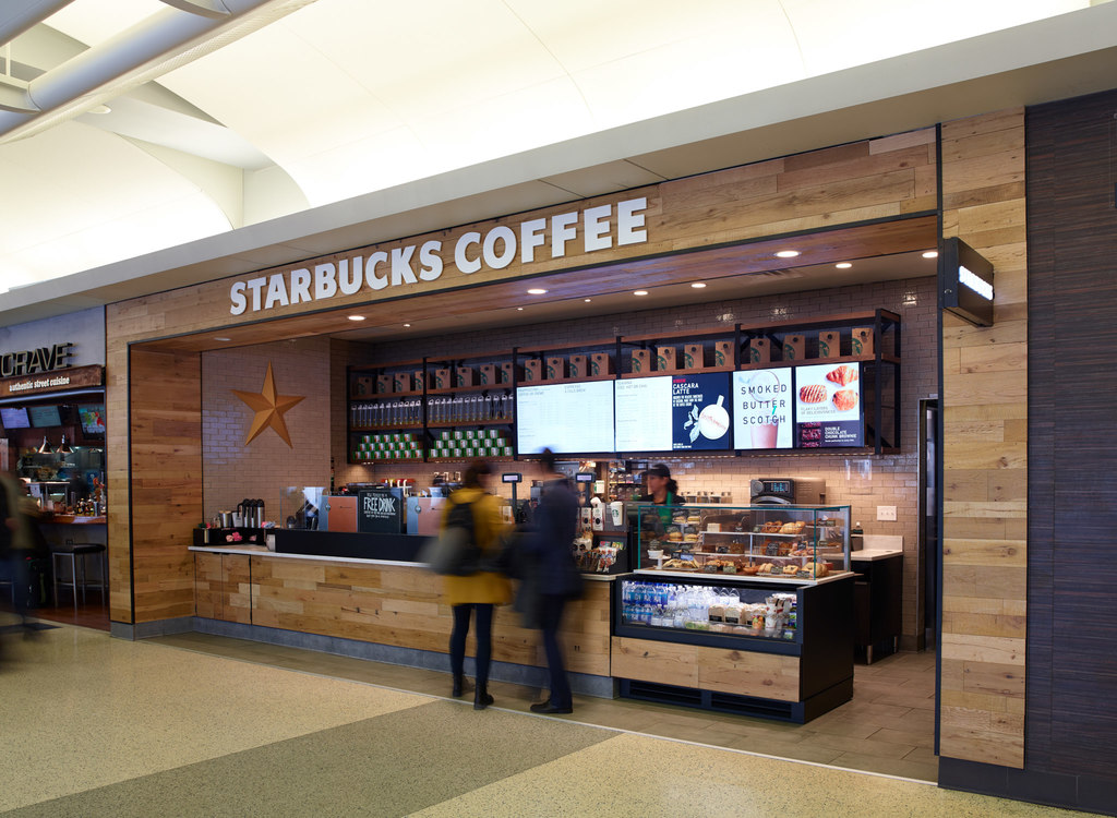 IAH C South Starbucks Licensed Store Design