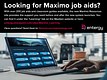 MaxGen Program Screen Ad-Maximo Job Aids