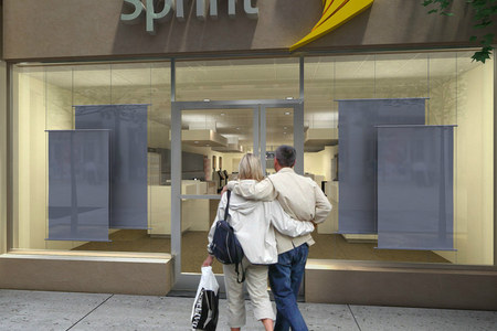 Compositing -- Sprint Retail Store Template