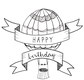 Happy Birthday Hot Air Balloon 