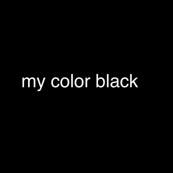 My Color Black